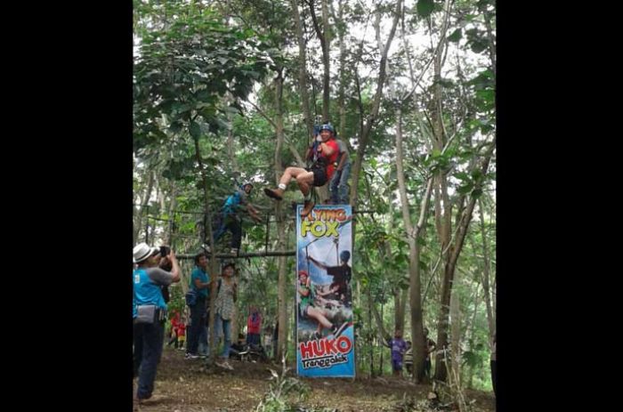 Kini Ada Wahana Flying Fox di Wisata Hutan Kota Trenggalek Kini Ada Wahana Flying Fox di Wisata Hutan Kota Trenggalek