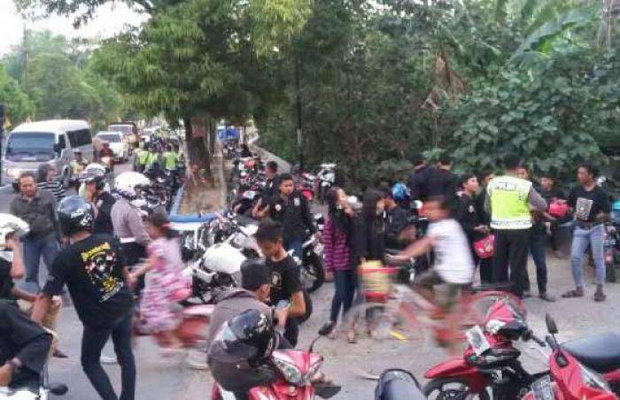 Malam Suroan, Puluhan Kendaraan Pendekar Silat di Ngawi Kena Razia