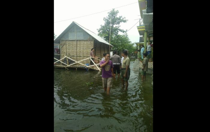 Diguyur Hujan, Belasan Rumah di Babat Lamongan Tergenang