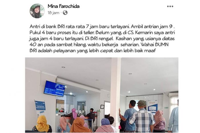 Antre Berjam-jam, Nasabah Keluhkan Lambatnya Pelayanan BRI Tuban Antre Berjam-jam, Nasabah Keluhkan Lambatnya Pelayanan BRI Tuban