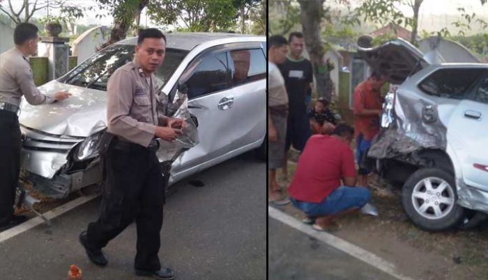Sopir Ngantuk, Avanza Sasak Xenia yang Sedang Parkir di TPU Kucur Pacitan Sopir Ngantuk, Avanza Sasak Xenia yang Sedang Parkir di TPU Kucur Pacitan
