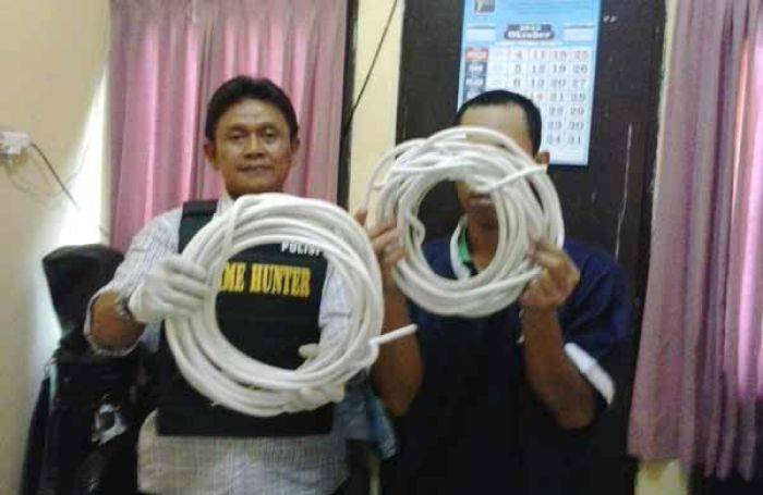 Merasa Gajinya Kurang, Teknisi Embat Kabel di Kampus UINSA Surabaya Merasa Gajinya Kurang, Teknisi Embat Kabel di Kampus UINSA Surabaya