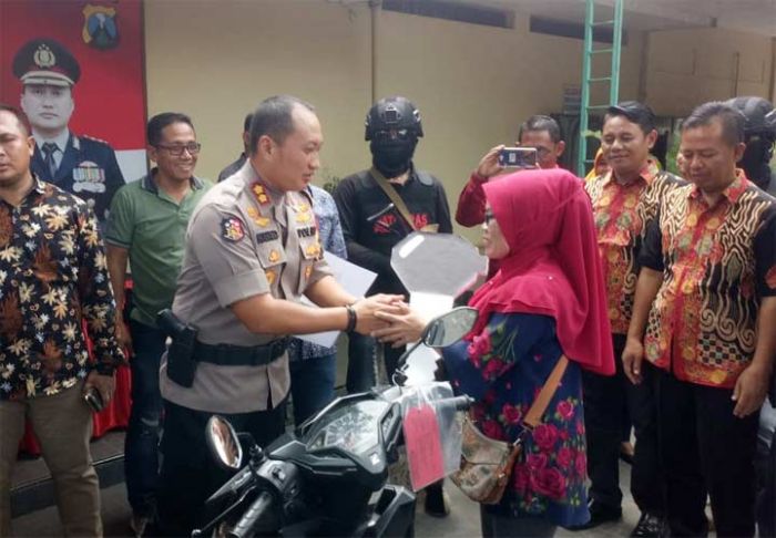 Pencuri Ditembak, BB Motor Dikembalikan ke Pemilik