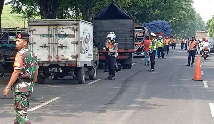 Tekan Angka Laka Lantas, Petugas Gabungan Razia MPU dan Truk