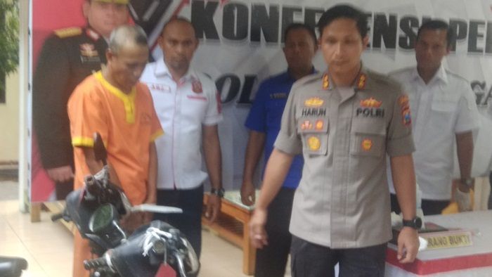 Sikat Motor Tetangga di Sawah, Warga Sukodadi Lamongan Diciduk Polisi