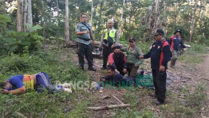 9 Pencuri Kayu Kalang Kabut Dikepung Polhut, 2 Orang Berhasil Ditangkap, Sisanya Buron