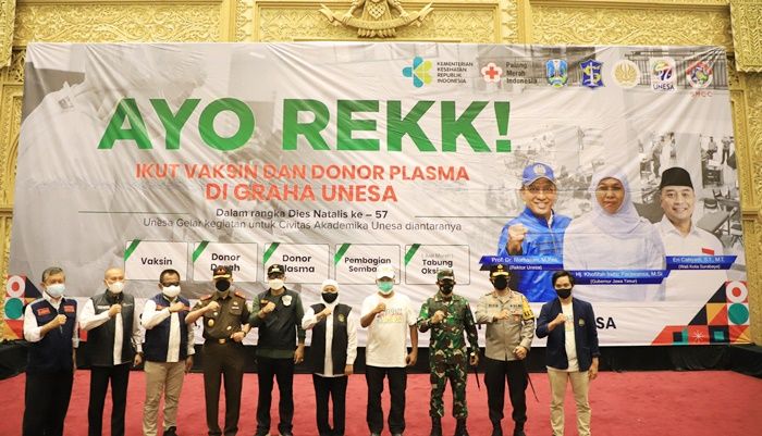 Kejar Herd Immunity, Unesa Surabaya Gelar Vaksinasi 5.000 Kuota Kejar Herd Immunity, Unesa Surabaya Gelar Vaksinasi 5.000 Kuota