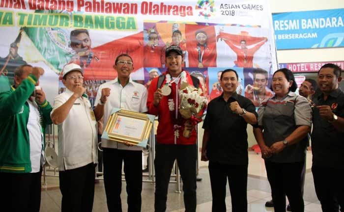 KONI Sambut Atlet Voli Pantai Asal Sidoarjo Peraih Medali Perak Asian Games 2018