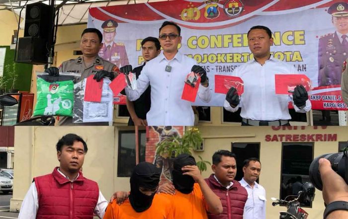 Polisi Tangkap 2 Residivis Curanmor di Mojokerto Polisi Tangkap 2 Residivis Curanmor di Mojokerto