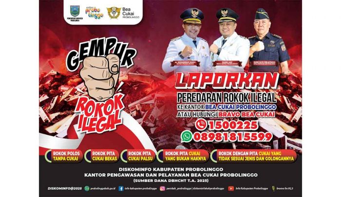 Gempur Rokok Ilegal, Pemkab dan Bea Cukai Problinggo Ajak Warga Aktif Melapor