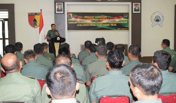 Optimalkan Fungsi dan Tugas Satuan, Korem DSJ Gelar Evaluasi Optimalkan Fungsi dan Tugas Satuan, Korem DSJ Gelar Evaluasi