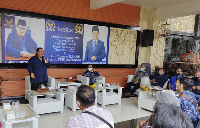 Reses Anggota DPR RI Fraksi NasDem, Aminurokhman Beberkan Program Khusus untuk Masyarakat Reses Anggota DPR RI Fraksi NasDem, Aminurokhman Beberkan Program Khusus untuk Masyarakat