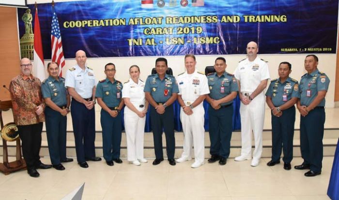Selama 22 Hari Prajurit TNI AL dan US NAVY akan Latihan Bersama Dalam CARAT 2019 Selama 22 Hari Prajurit TNI AL dan US NAVY akan Latihan Bersama Dalam CARAT 2019