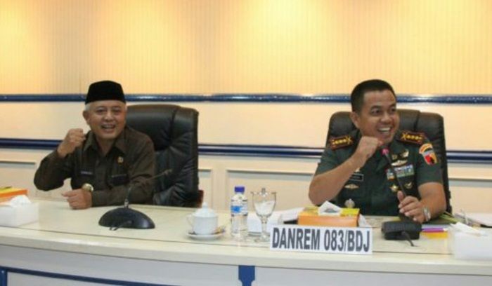Penanganan Preventif, Danrem 083/Bdj Pimpin Rakor Tanggap Bencana Penanganan Preventif, Danrem 083/Bdj Pimpin Rakor Tanggap Bencana