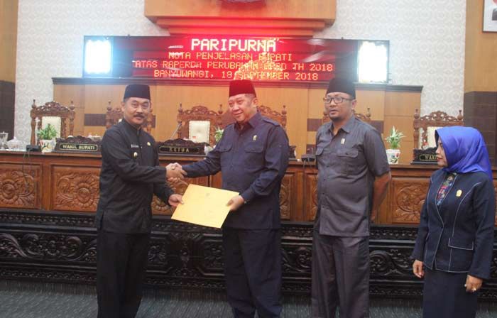 Pemkab Banyuwangi Beber Perubahan APBD 2018 ke DPRD Pemkab Banyuwangi Beber Perubahan APBD 2018 ke DPRD