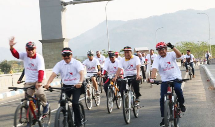 Ciptakan Kondusivitas, Polres Pacitan Gelar Fun Bike Jogo Pacitan