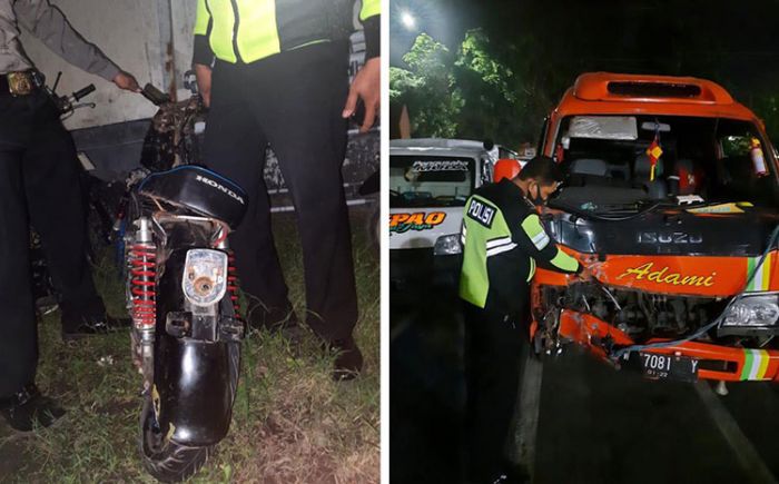 Masuk Jalur Arah Berlawanan, Mobil Elf di Sidoarjo Tabrak Motor, Pengendara Meninggal di Tempat Masuk Jalur Arah Berlawanan, Mobil Elf di Sidoarjo Tabrak Motor, Pengendara Meninggal di Tempat