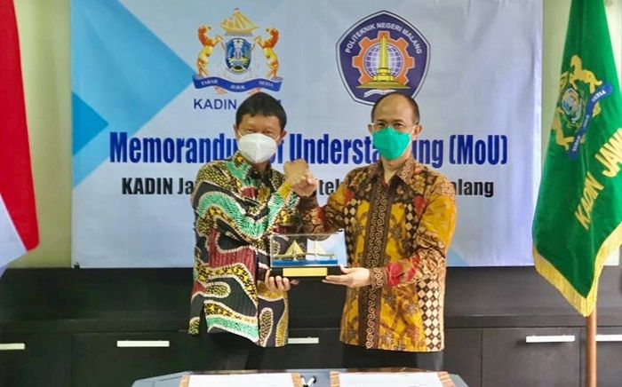 Genjot Peningkatan Kualitas SDM, Kadin Jatim Teken MoU dengan Polinema