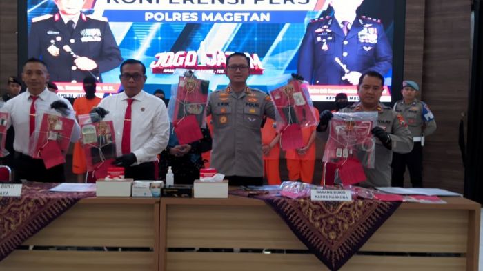 Operasi Tumpas Semeru, Polres Magetan Amankan 11 Tersangka Curas dan Narkoba
