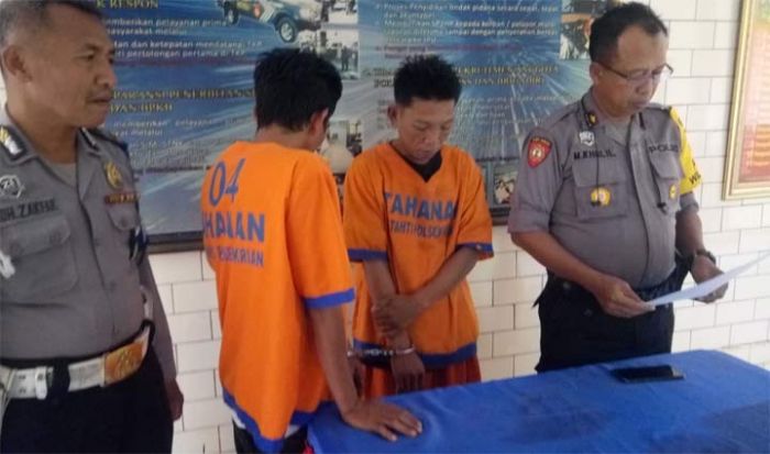 Beraksi di Krian, Duo Jambret Asal Pamekasan Ditangkap Polisi Beraksi di Krian, Duo Jambret Asal Pamekasan Ditangkap Polisi