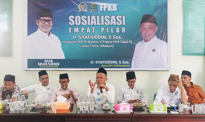 Sosialisasi 4 Pilar Kebangsaan, Berikut Pesan Syafiuddin untuk Pemuda di Bangkalan