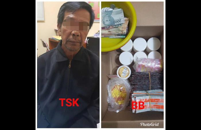 Kakek 54 Tahun Diciduk Polisi di Pinggir Jalan Karena Nekat Jual Obat Keras