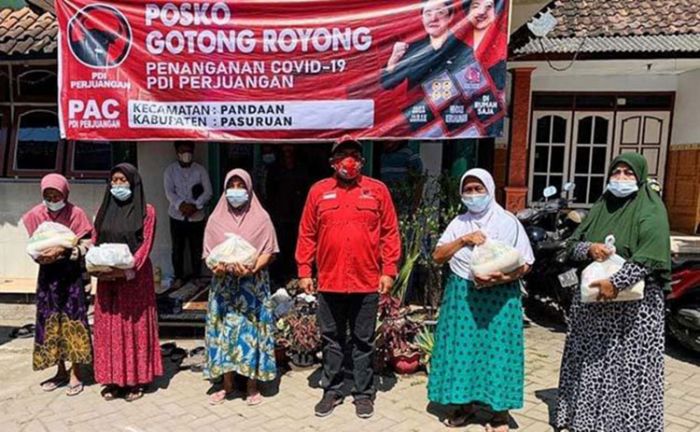 Bantu Warga Terdampak, PDIP Pasuruan Buka Posko Gotong Royong Covid-19 Bantu Warga Terdampak, PDIP Pasuruan Buka Posko Gotong Royong Covid-19
