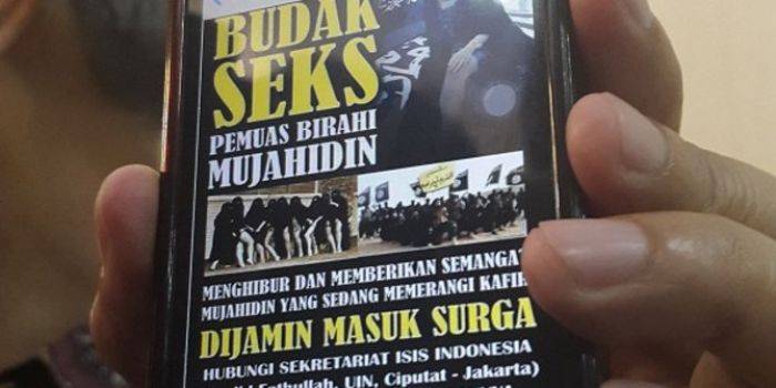 Muncul Pamflet Buka Lowongan Wanita untuk Budak Seks Pejihad ISIS 