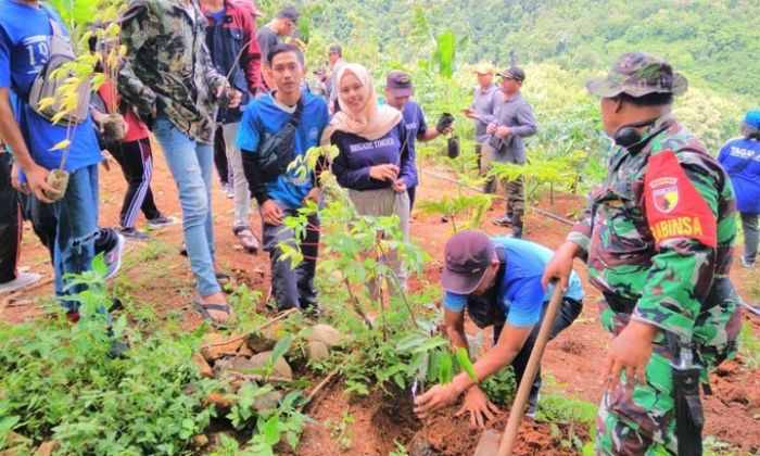 Sedekah Oksigen, LPBI NU Tanam Beragam Jenis Pohon di Kembang Kuning