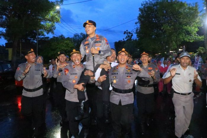 Pisah Sambut Berlangsung Meriah, AKBP Prayoga Angga Widyatama Resmi Jabat Kapolres Ngawi