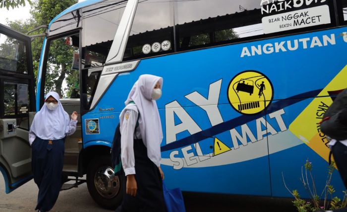 Tahun Ajaran Baru Dimulai, Bus Sekolah Kota Kediri Kembali Beroperasi