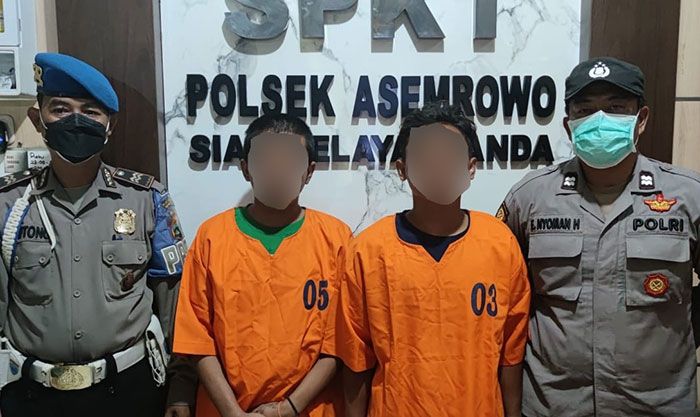 Polsek Asemrowo Surabaya Tangkap Dua Penjambret Polsek Asemrowo Surabaya Tangkap Dua Penjambret