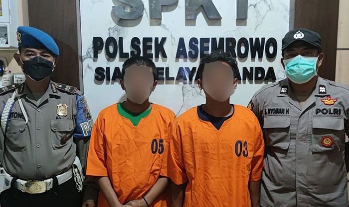 Polsek Asemrowo Surabaya Tangkap Dua Penjambret