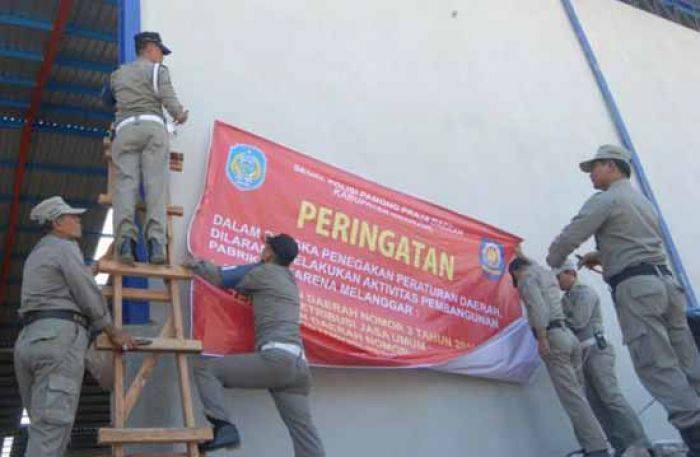Belum Ber-IMB, Proyek Pabrik di Nganjuk Disegel Belum Ber-IMB, Proyek Pabrik di Nganjuk Disegel