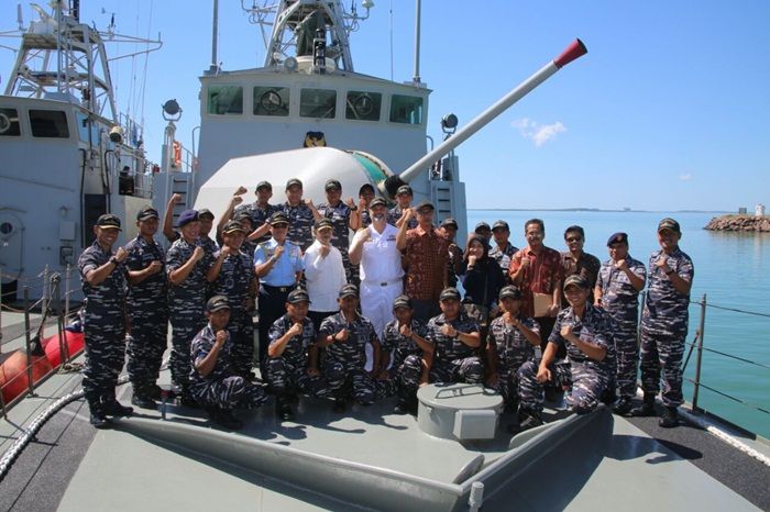 Dua KRI Satgas Latma TNI AL Tiba di Australia