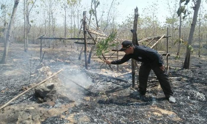 2 Hektare Hutan di Wilayah BKPH Merakurak Hangus Terbakar