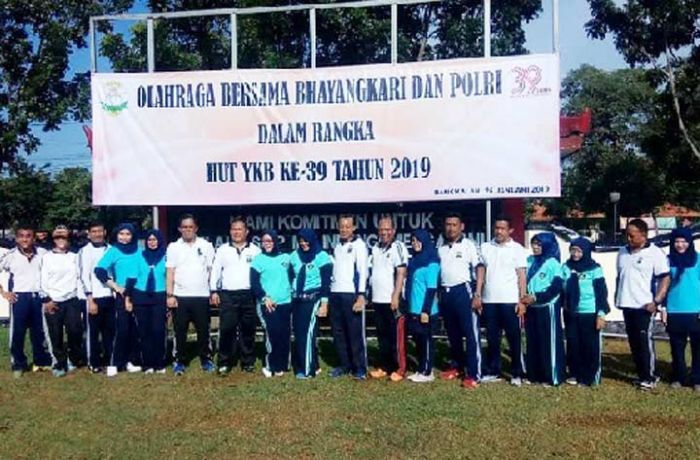 Awali Kegiatan HUT ke-39, YKB Bangkalan Gelar Senam Bersama 