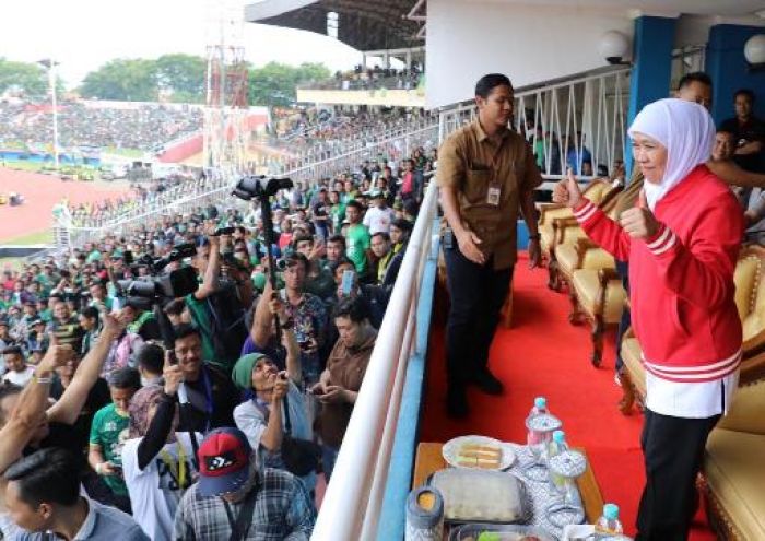 Tekuk Persija 4-1, Khofifah Bangga Persebaya: Selamat Juara Bajol Ijo!