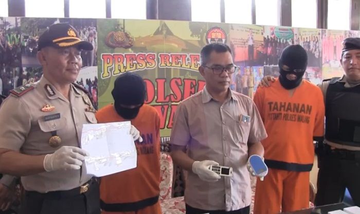 Reskoba Polsek Lawang Bekuk Pemakai dan Pengedar Sekaligus