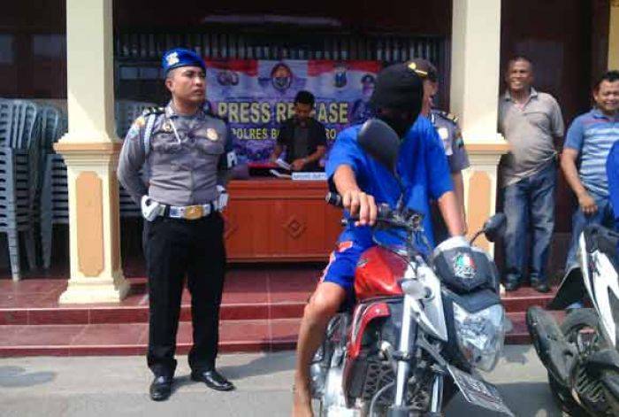 Maling Motor di Bojonegoro Ditangkap saat Jualan Nasi di Gresik Maling Motor di Bojonegoro Ditangkap saat Jualan Nasi di Gresik