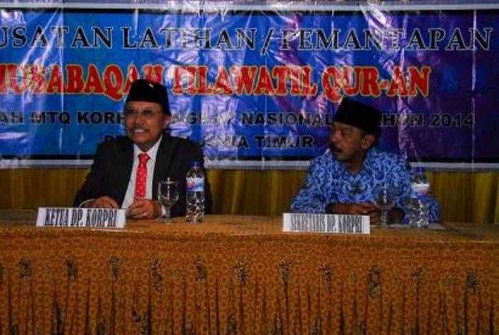 Kafilah MTQ Korpri Jatim Diberangkatkan