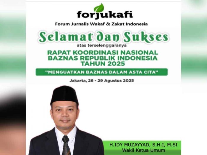 Wakil Ketua Forjukafi Sebut Zakat Berkontribusi Wujudkan Asta Cita Presiden RI