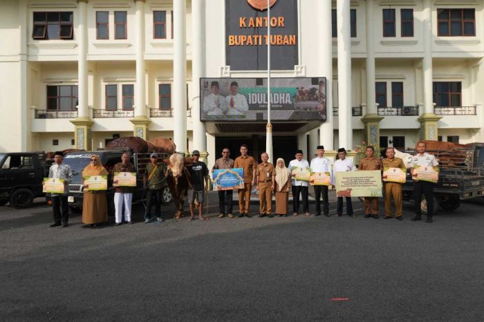 Pemkab Tuban Salurkan 42 Hewan Kurban, Dibagikan ke Kecamatan hingga Ormas
