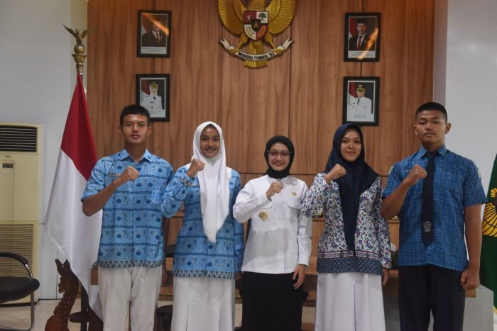 Wali Kota Kediri Motivasi dan Doakan 4 Siswa yang Ikuti Seleksi Paskibraka Tingkat Provinsi Jatim