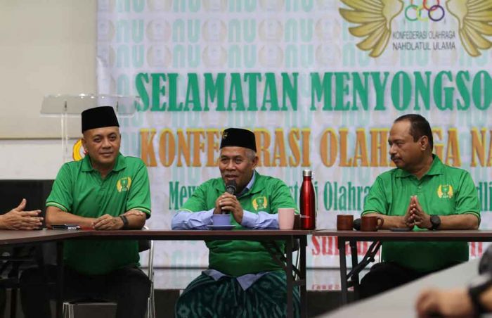 KH Marzuqi Mustamar Launching Konfederasi Olahraga Nahdlatul Ulama