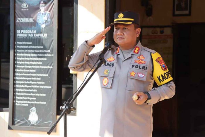 Pimpin Apel di Polsek Geneng, Ini Pesan Kapolres Ngawi Pimpin Apel di Polsek Geneng, Ini Pesan Kapolres Ngawi