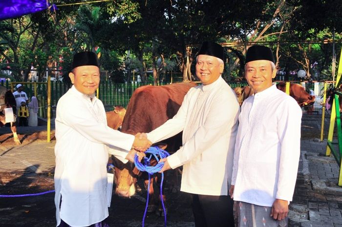 PT Petrokimia Gresik Kurban 18 Sapi dan 87 Kambing