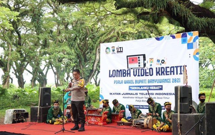 Tangkal Konten Negatif dan Hoaks, Polresta Banyuwangi Gelar Lomba Video Kreatif Remaja