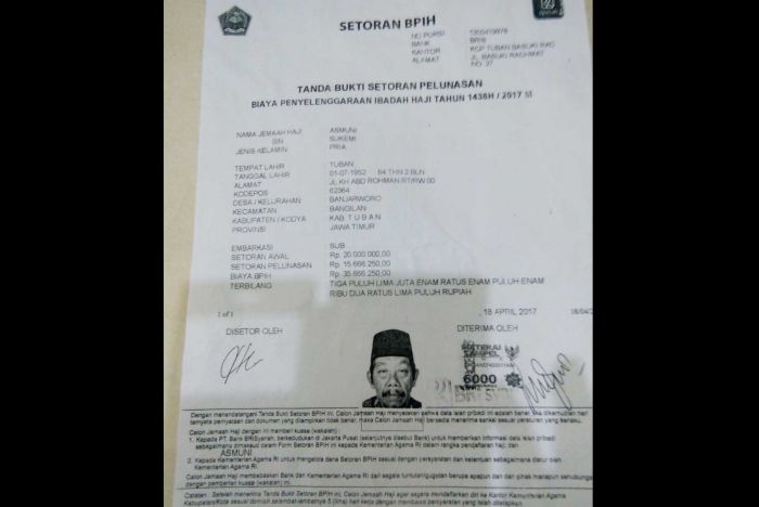 Satu lagi Jamaah Haji Asal Tuban yang Meninggal di Tanah Suci