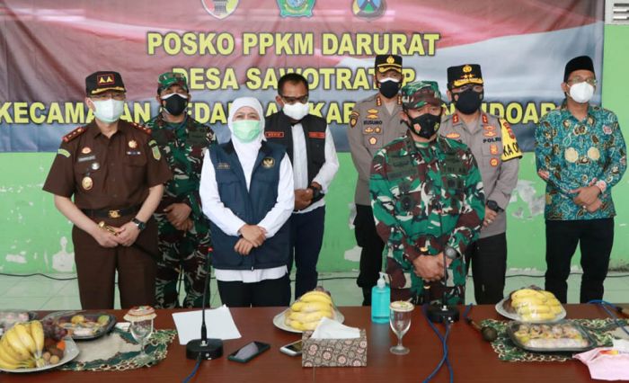 Forkopimda Jatim Minta Kabupaten/Kota yang Masuk Zona Merah Optimalkan Penerapan Prokes